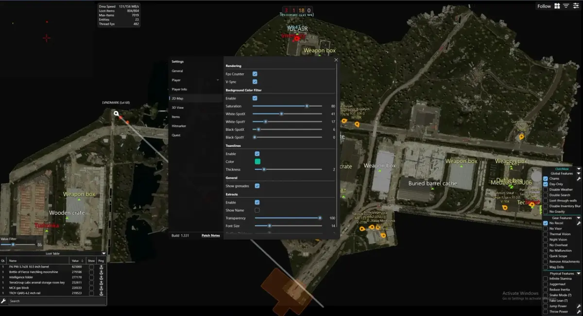 Clutch Eft Radar DMA — DMA CHEATS screenshot 2