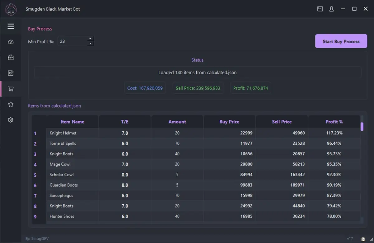BlackMarket Bot — Albion screenshot 2