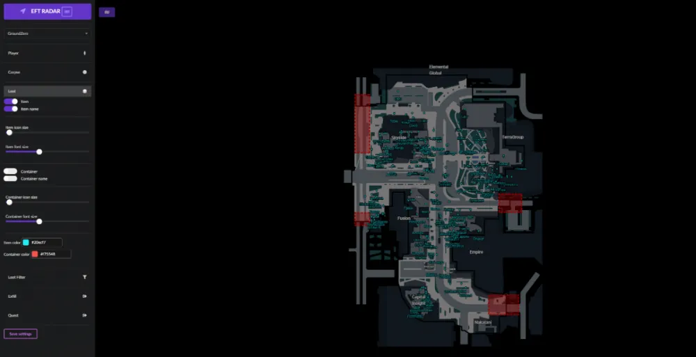 715 Team Web Radar — Escape From Tarkov screenshot 1