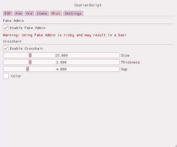 CourierScript Full — Rust screenshot 3