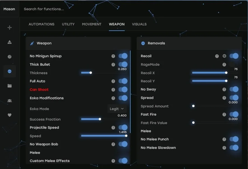 MASON Internal — Rust screenshot 2